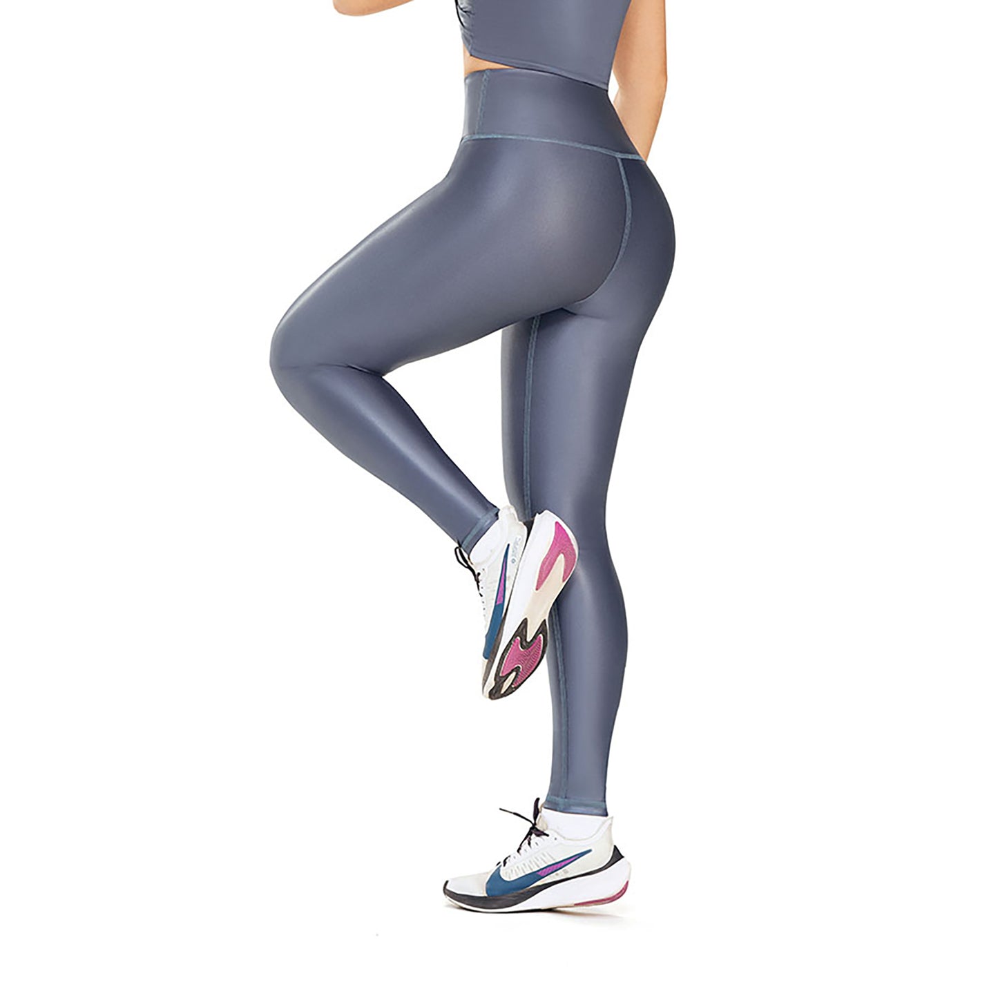 Leather-Look Leggings – Blue Moon