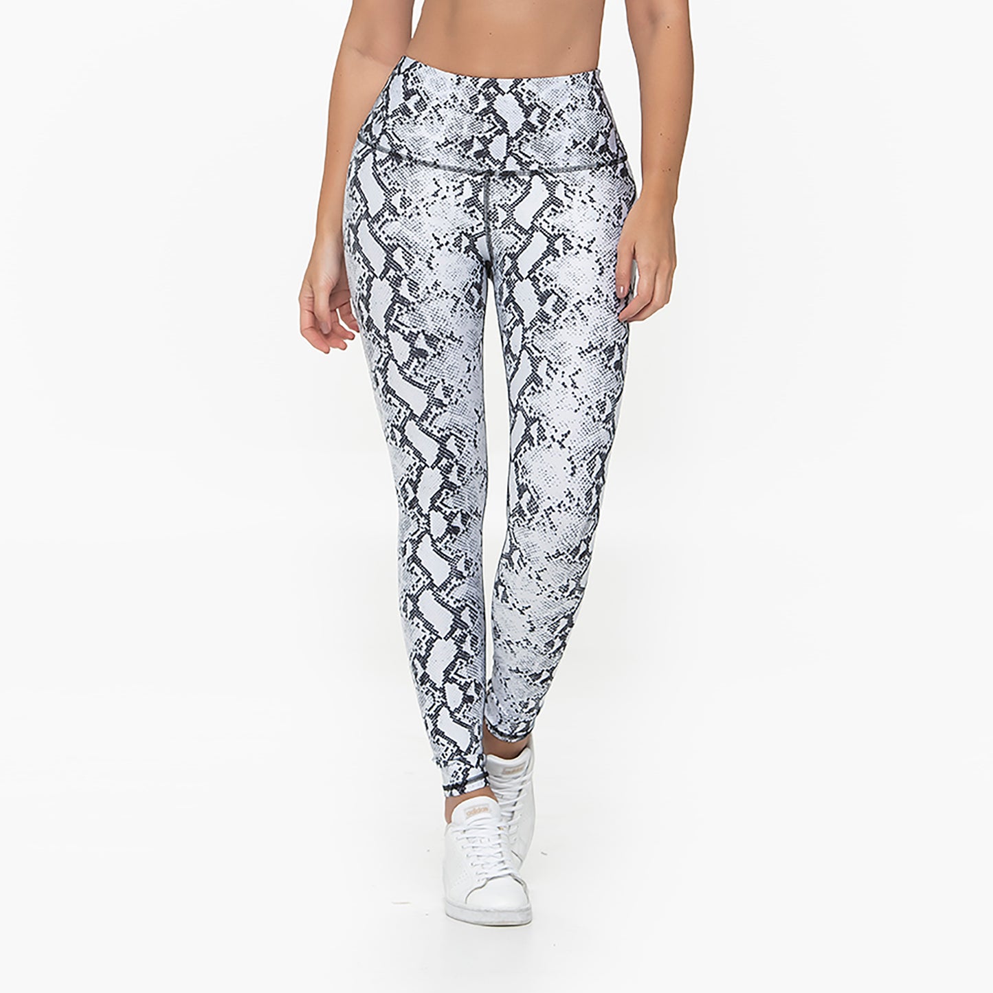 White Python Leggings