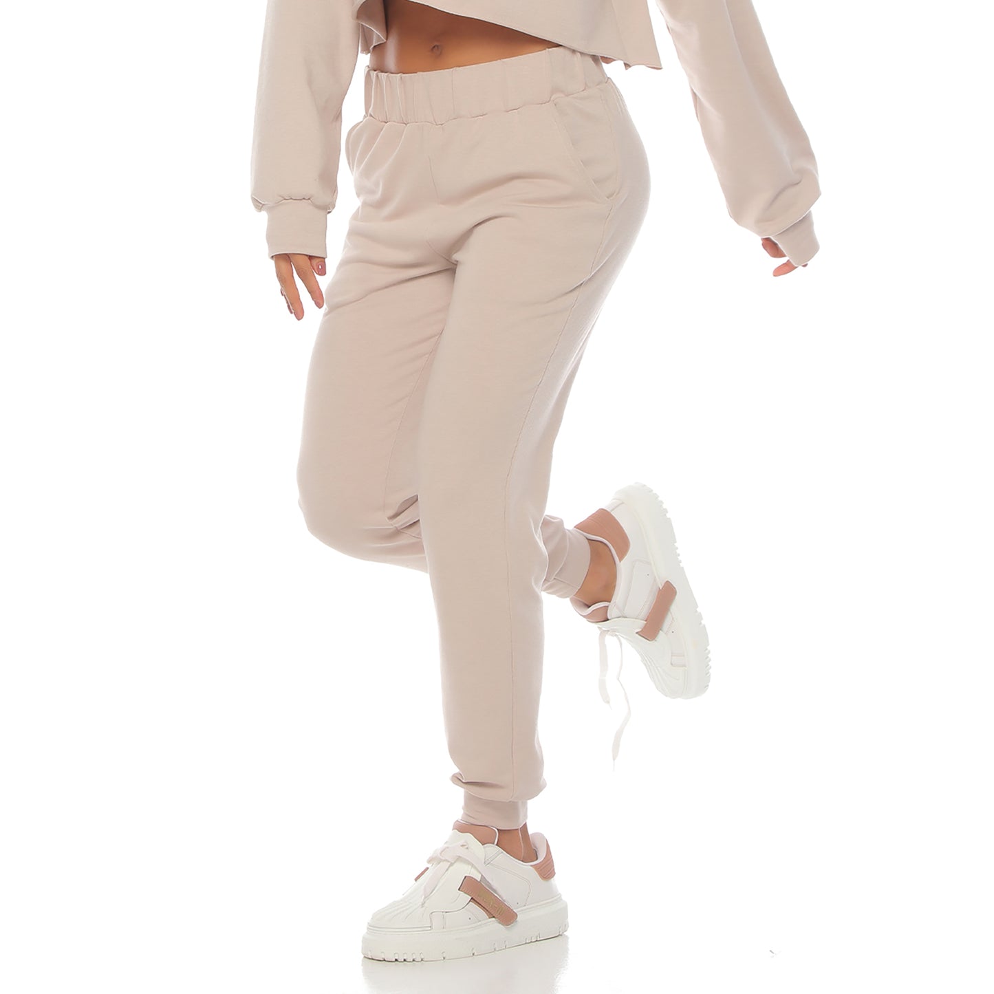 Chill Day Jogger - White Sand