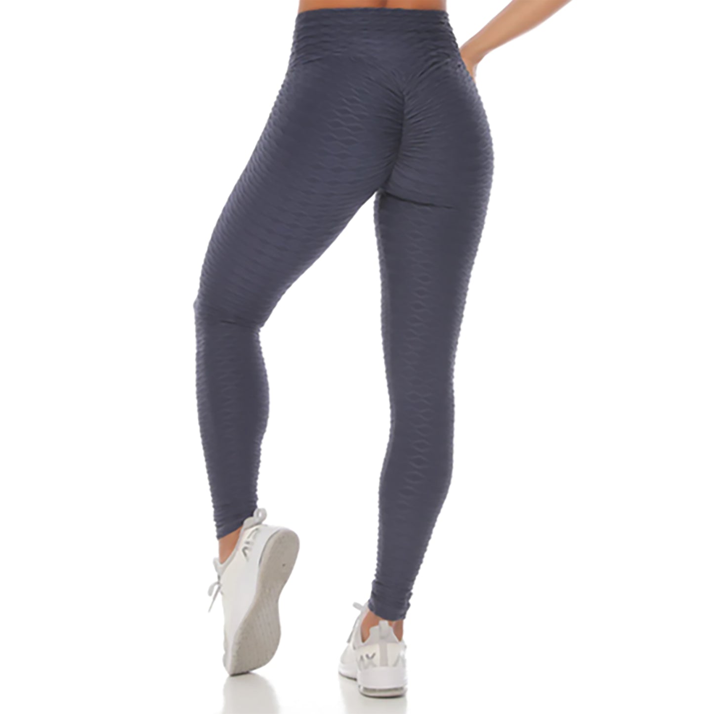 Jacquard Push Up Leggings – Indigo