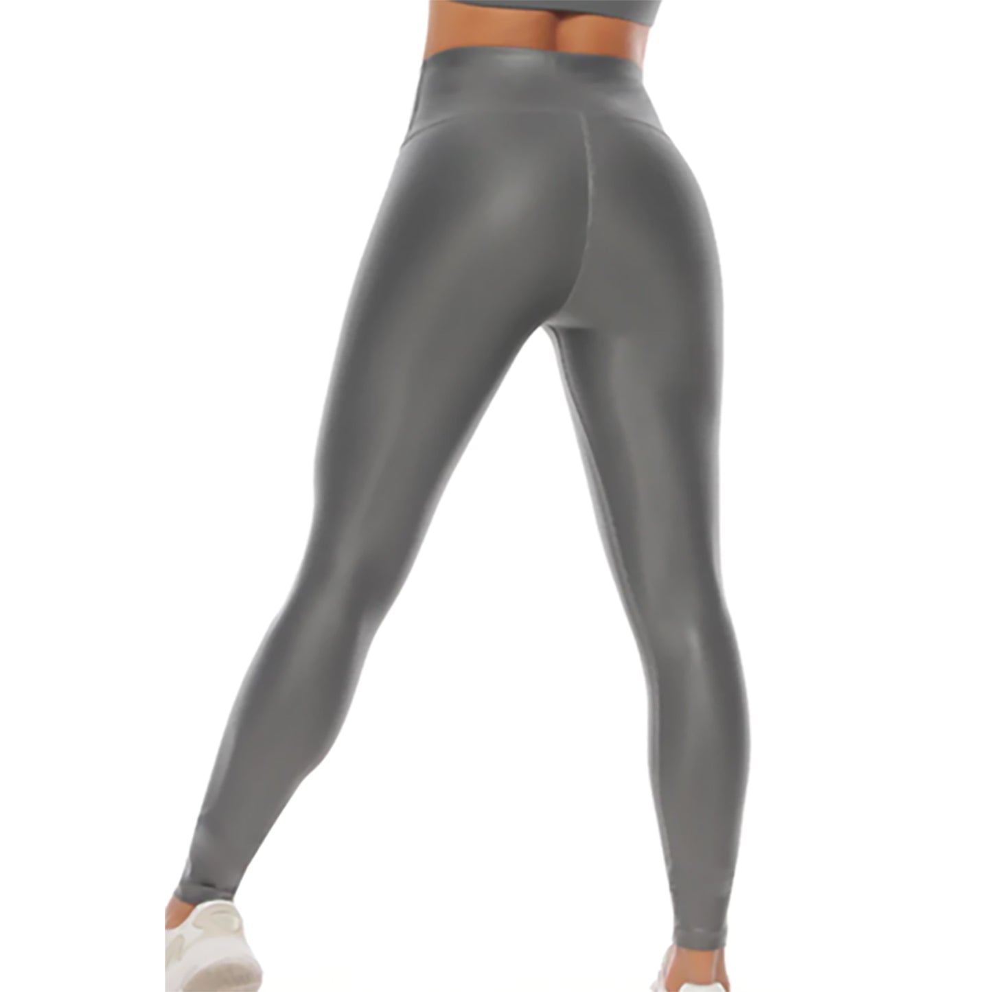 Leather-look Leggings – Ash